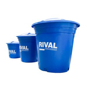Tanque tipo vaso azul