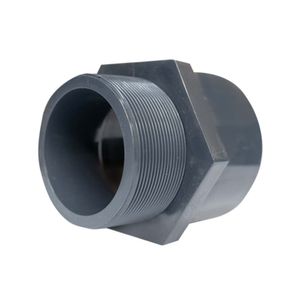 Adaptador PVC macho + presión espiga campana