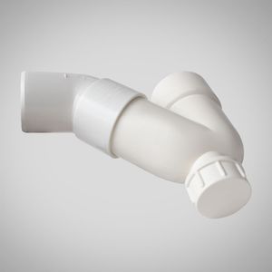 Sifón con registro+ ventilación + desagüe
