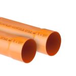 Tubo-PVC-ducto-electrico-telefonico-pesado-naranja-32mmx6mts